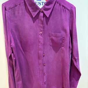Equipment Vibrant Purple Men's Button Down Shirt
